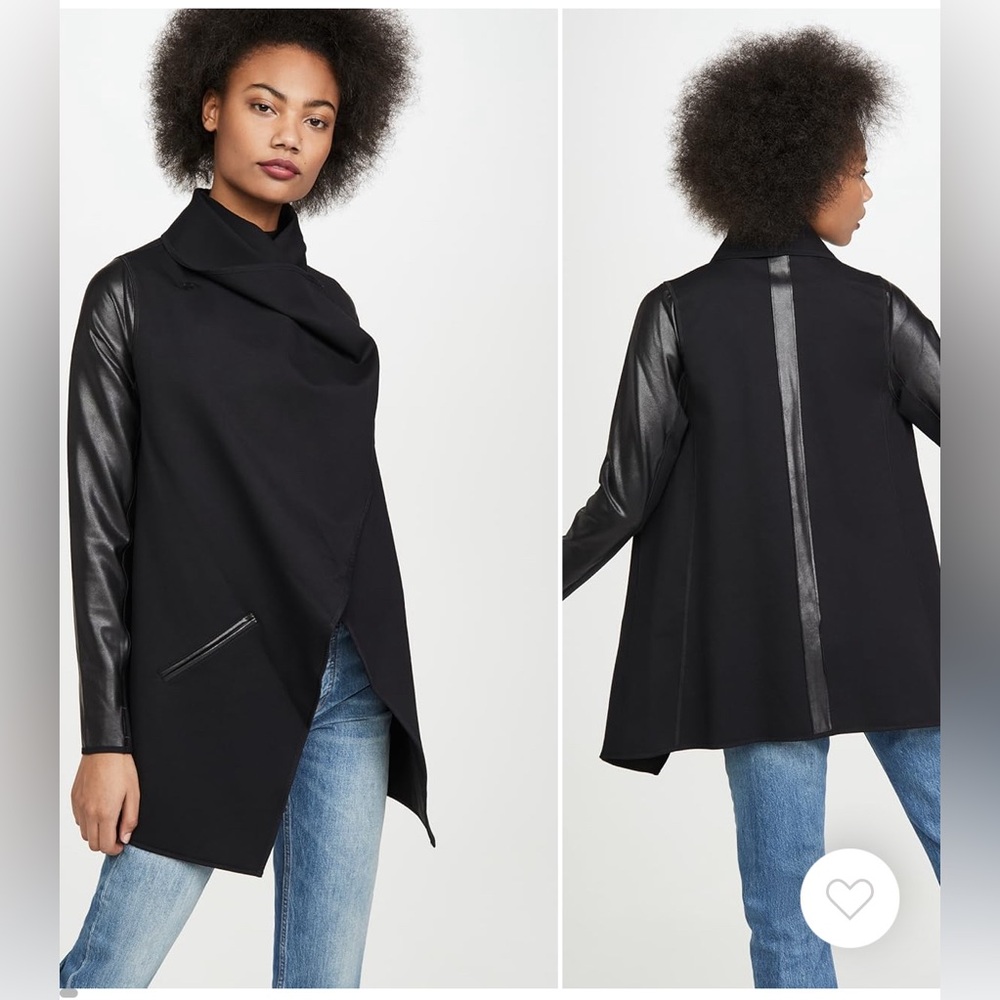 Spanx faux leather jacket